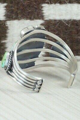 Turquoise & Sterling Silver Bracelet - Raymond Delgarito - High Lonesome Trading