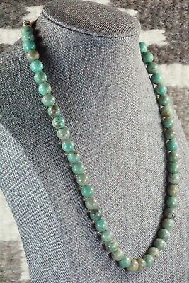 Turquoise & Sterling Silver Necklace - Navajo