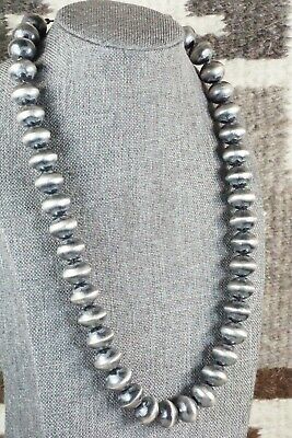 Sterling Silver Navajo Pearl Necklace - Jan Mariano