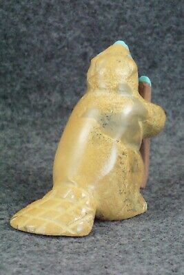 Beaver Zuni Fetish Carving - Enrike Leekya