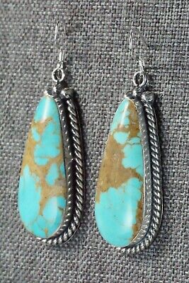 Turquoise and Sterling Silver Earrings - Brandon Belin