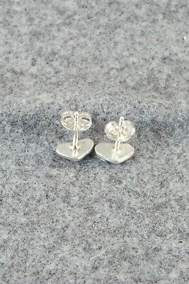 Turquoise & Sterling Silver Earrings - Karla Chavez