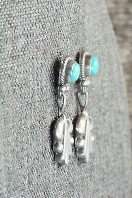Turquoise & Sterling Silver Earrings - Annie Spencer