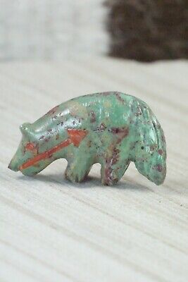 Wolf Zuni Fetish Carving - Andres Quandelacy