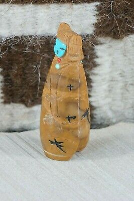 Corn Maiden Zuni Fetish Carving - Sandra Quandelacy - High Lonesome Trading