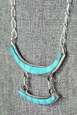 Turquoise & Sterling Silver Necklace - Gloria Waseta