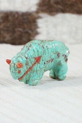 Buffalo Zuni Fetish Carving - Andres Quandelacy