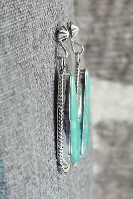 Turquoise & Sterling Silver Earrings - Verley Betone