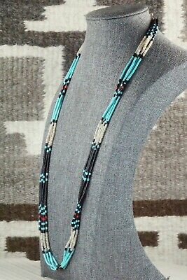Turquoise, Coral & Shell Necklace - Esquipula Tenorio