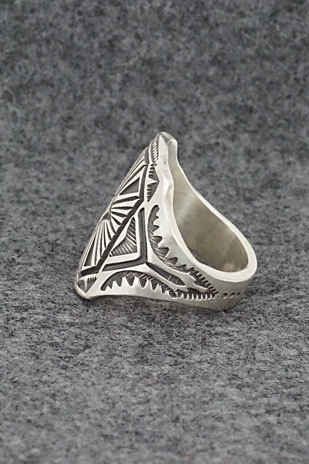 Sterling Silver Ring - Calvin Martinez - Size 9.5