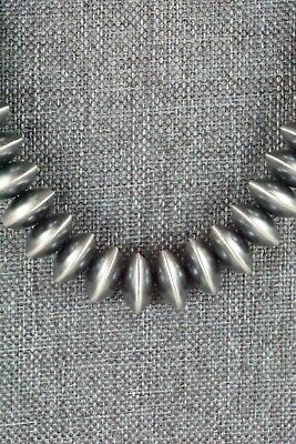 Sterling Silver Navajo Pearl Necklace & Earrings - Tonisha Haley