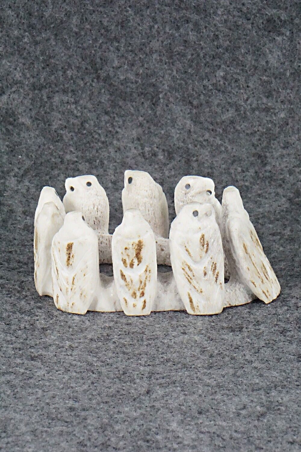 Eagle Zuni Fetish Carving - Maxx Laate