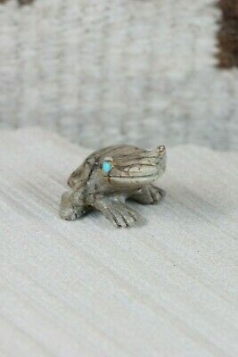 Frog Zuni Fetish Carving - Dane Malani - High Lonesome Trading