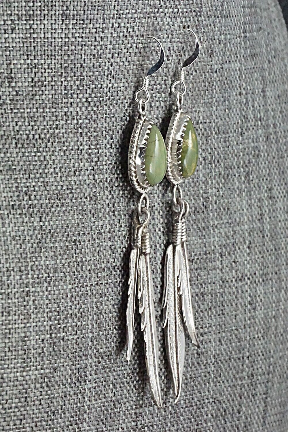 Turquoise & Sterling Silver Earrings - Judy Largo