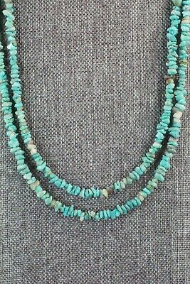 Turquoise & Sterling Silver Necklace - Navajo