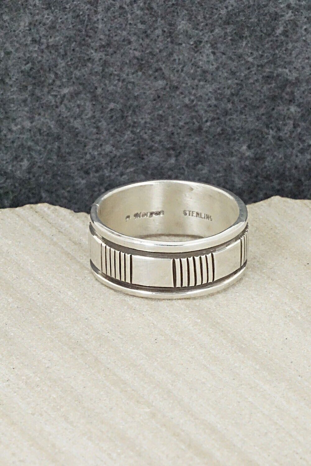 Sterling Silver Ring - Bruce Morgan - Size 11.75