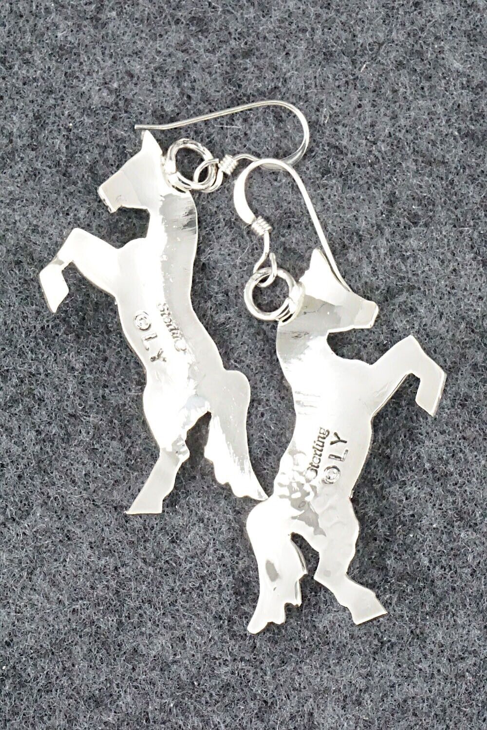 Turquoise & Sterling Silver Earrings - Louise Yazzie