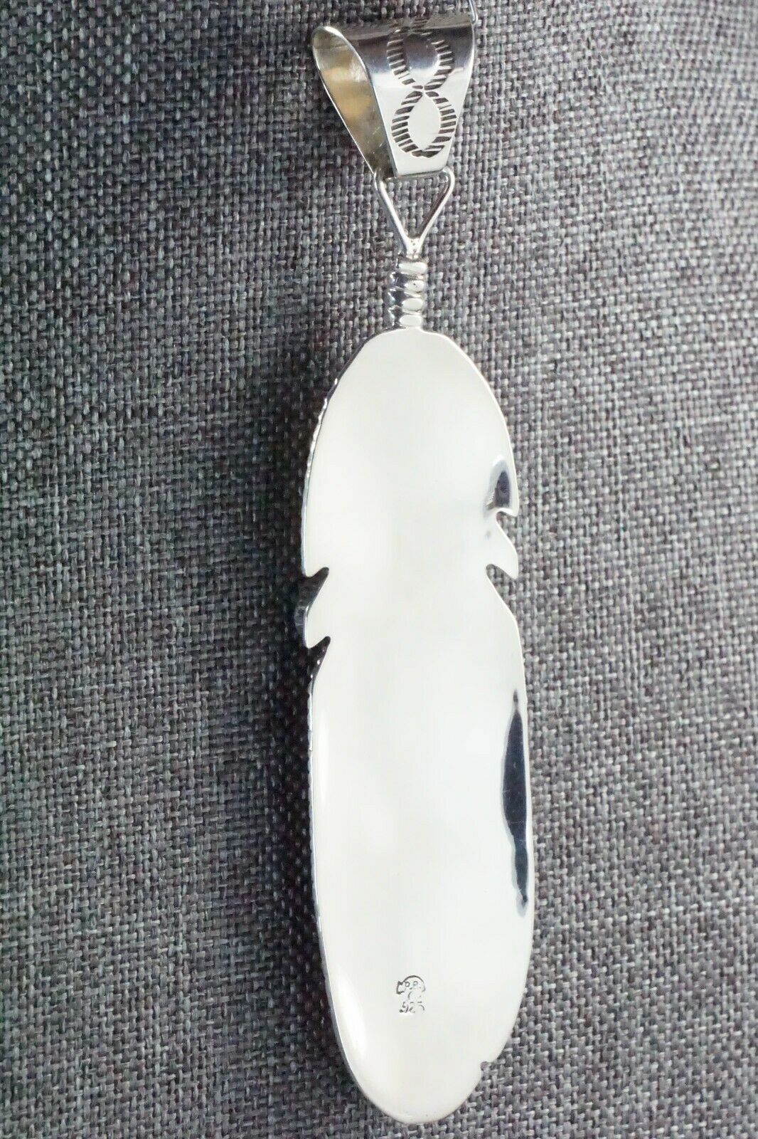 Navajo Turquoise & Sterling Silver Pendant - Greg Yazzie
