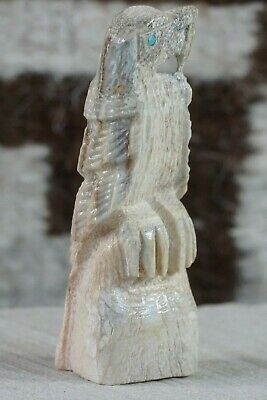 Eagle Zuni Fetish Carving - Jerrold Lahaleon - High Lonesome Trading