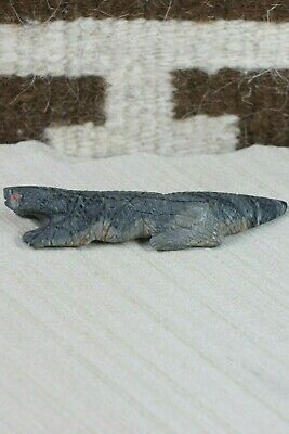 Badger Zuni Fetish Carving - Herbert Him Jr. - High Lonesome Trading