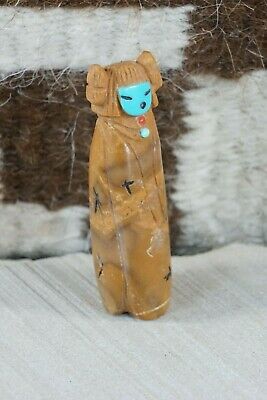 Corn Maiden Zuni Fetish Carving - Sandra Quandelacy - High Lonesome Trading