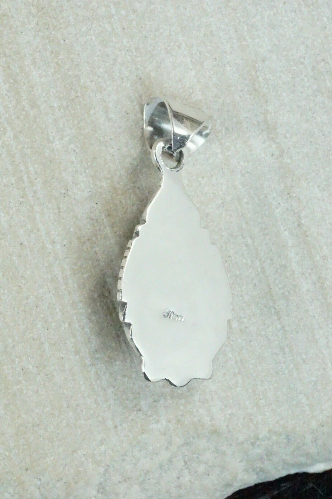 Turquoise & Sterling Silver Pendant - Samuel Yellowhair