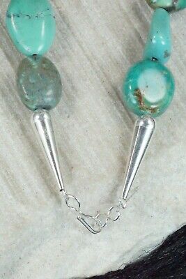 Turquoise & Sterling Silver Necklace - Navajo