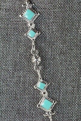 Turquoise & Sterling Silver Necklace - Bobby Platero
