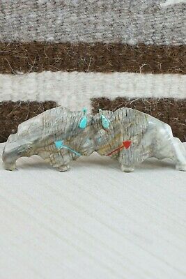 Buffalo Zuni Fetish Carving - Kevin Quam - High Lonesome Trading