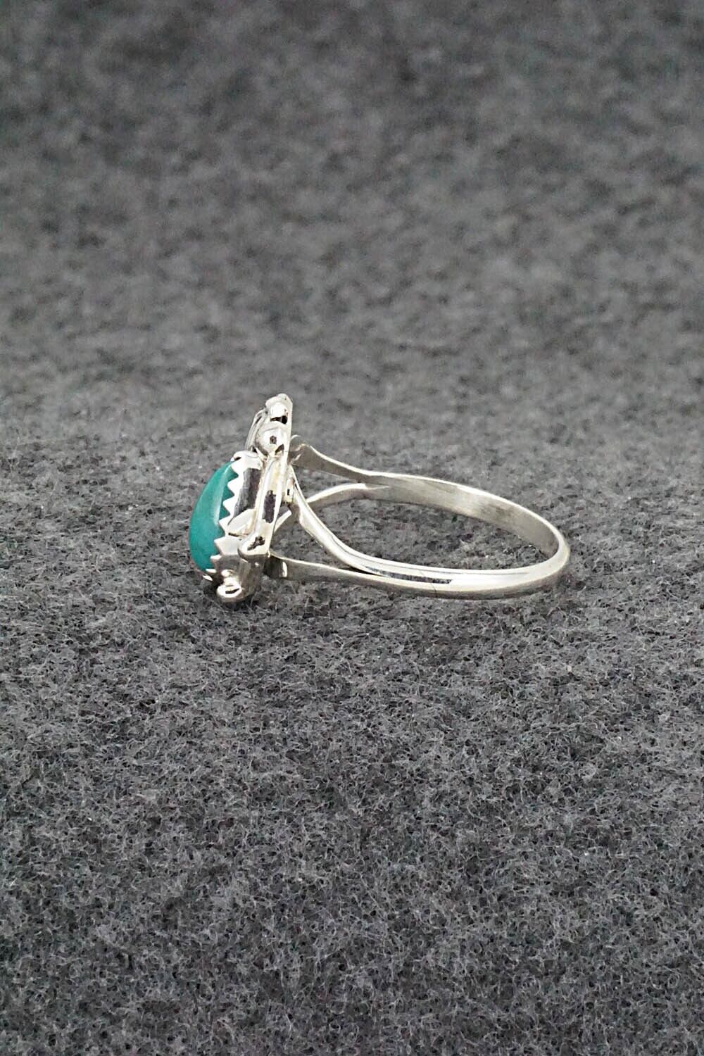 Turquoise & Sterling Silver Ring - Letricia Largo - Size 7.25