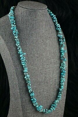 Turquoise Nugget Necklace - Louise Joe - Navajo - High Lonesome Trading