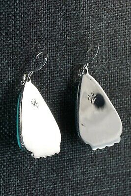 Navajo Turquoise & Sterling Silver Earrings - Sharon McCarthy