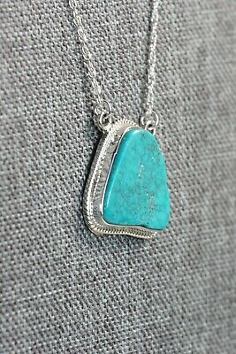 Navajo Turquoise & Sterling Silver Necklace - Annie Spencer