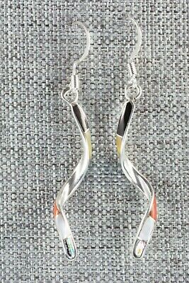 Multi Stone & Sterling Silver Earrings - Ira Johnson