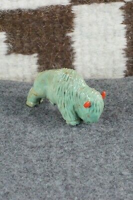 Buffalo Zuni Fetish Carving - Andres Quandelacy
