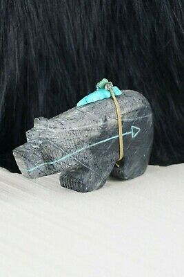 Bear Zuni Fetish Carving - Douglas Martza - High Lonesome Trading