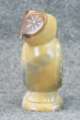 Owl Zuni Fetish Carving - Enrike Leekya