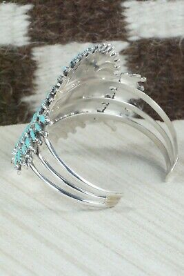 Zuni Turquoise & Sterling Silver Bracelet - Nathaniel Nez