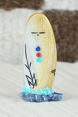 Corn Maiden Zuni Fetish Carving - Gloria Chattin