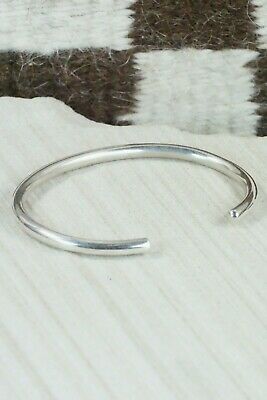 Navajo Sterling Silver Bracelet - Elaine Tahe