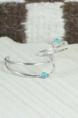 Turquoise & Sterling Silver Bracelet - Yolanda Skeets - High Lonesome Trading
