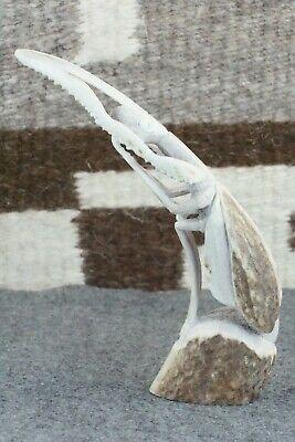 Praying Mantis Zuni Fetish Carving - Maxx Laate - High Lonesome Trading