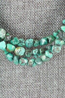 Turquoise & Sterling Silver Necklace - Navajo