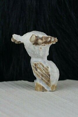 Owl Zuni Fetish Carving - Chris Peina - High Lonesome Trading