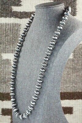 Sterling Silver Navajo Pearl Necklace - Presley Haley