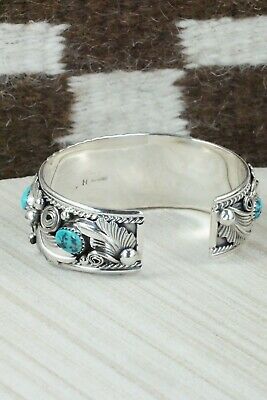 Turquoise & Sterling Silver Bracelet - Henry Attakai