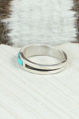 Turquoise & Sterling Silver Ring - Wilbert Muskett Jr. - Size 10