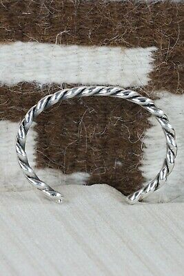 Navajo Sterling Silver Bracelet - Elaine Tahe
