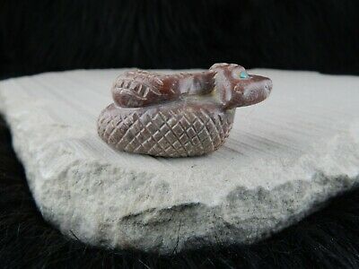 Rattlesnake Zuni Fetish Carving - Farlan Quam - High Lonesome Trading