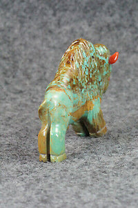 Buffalo Zuni Fetish Carving - Andres Quandelacy
